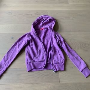 Girls butter zip up